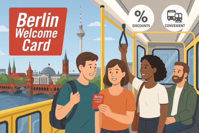 Sichere dir die Berlin WelcomeCard: 5 Vorteile auf einen Blick – gratis ÖPNV, Rabatte bis 50 %, Guide & Stadtplan inklusive. Jetzt online bestellen!