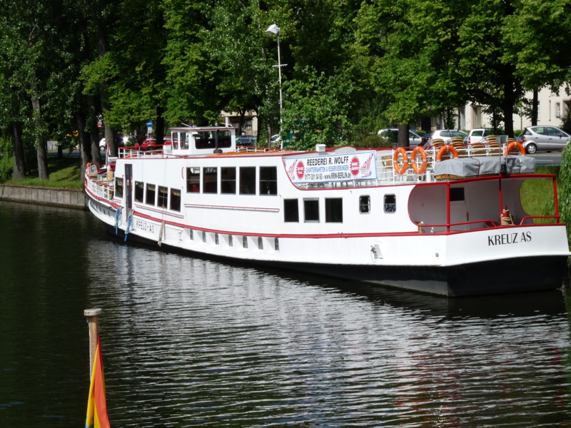 Großes Eventschiff Kreuz As für Hochzeitsgesellschaft und Betriebsausflug bis 150 Personen