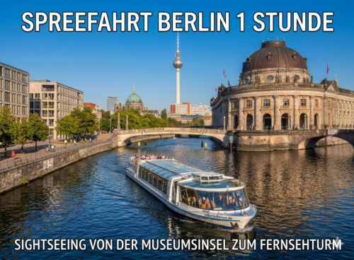Spreefahrt Berlin: 1-stündige Sightseeing-Bootstour von der Museumsinsel zum Fernsehturm mit InBerlinReisen