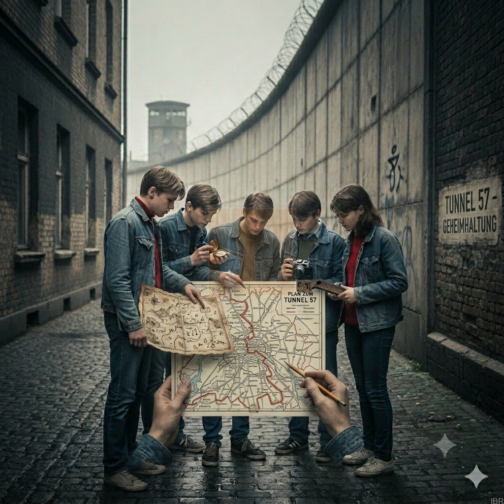 Digitale Schnitzeljagd Berlin Klassenfahrt Schüler entschlüsseln Stasi-Überwachung an der Berliner Mauer bei einer digitalen Schnitzeljagd auf Klassenfahrt