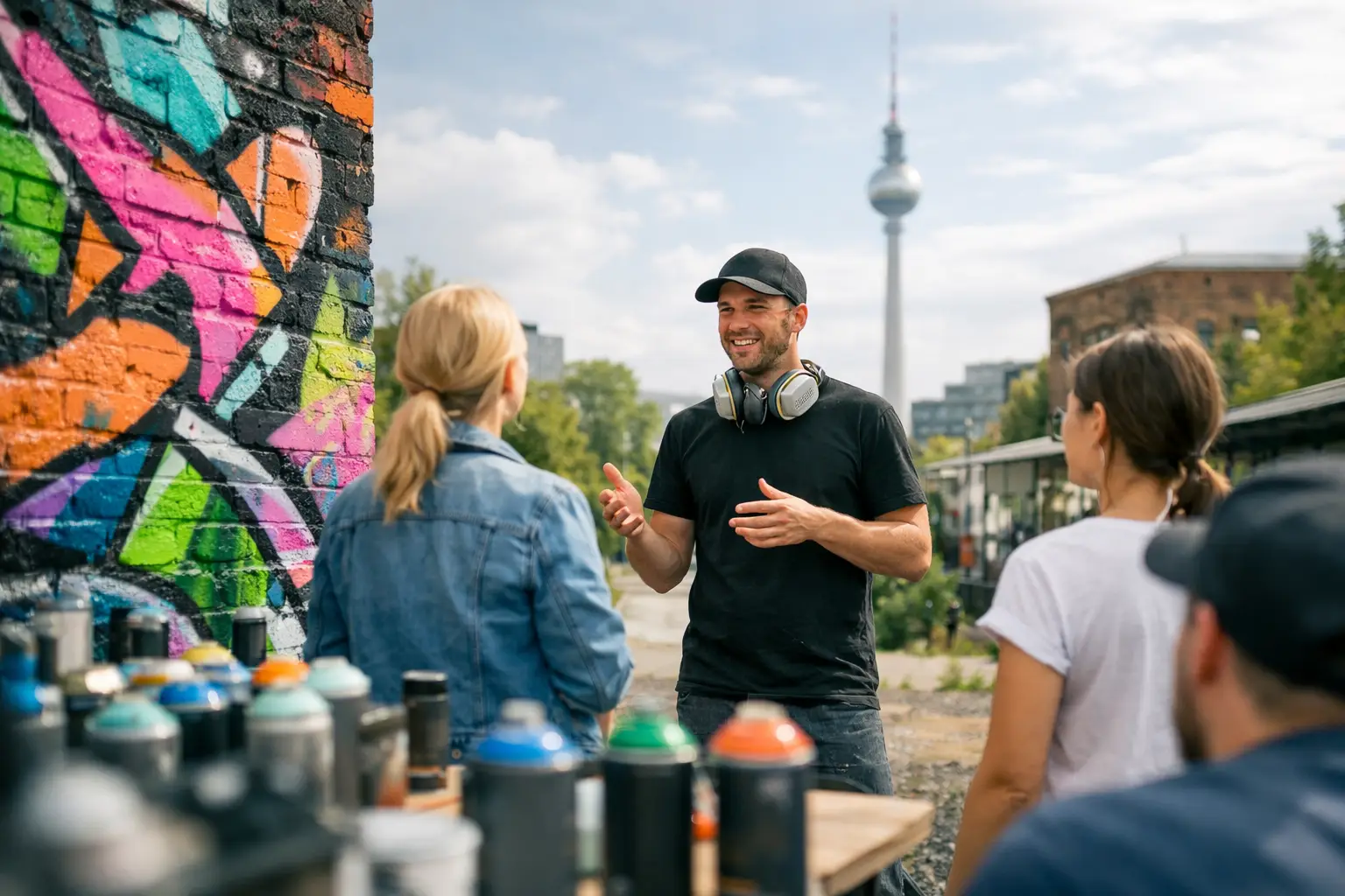 Graffiti Workshop Berlin Gruppe richtig planen
