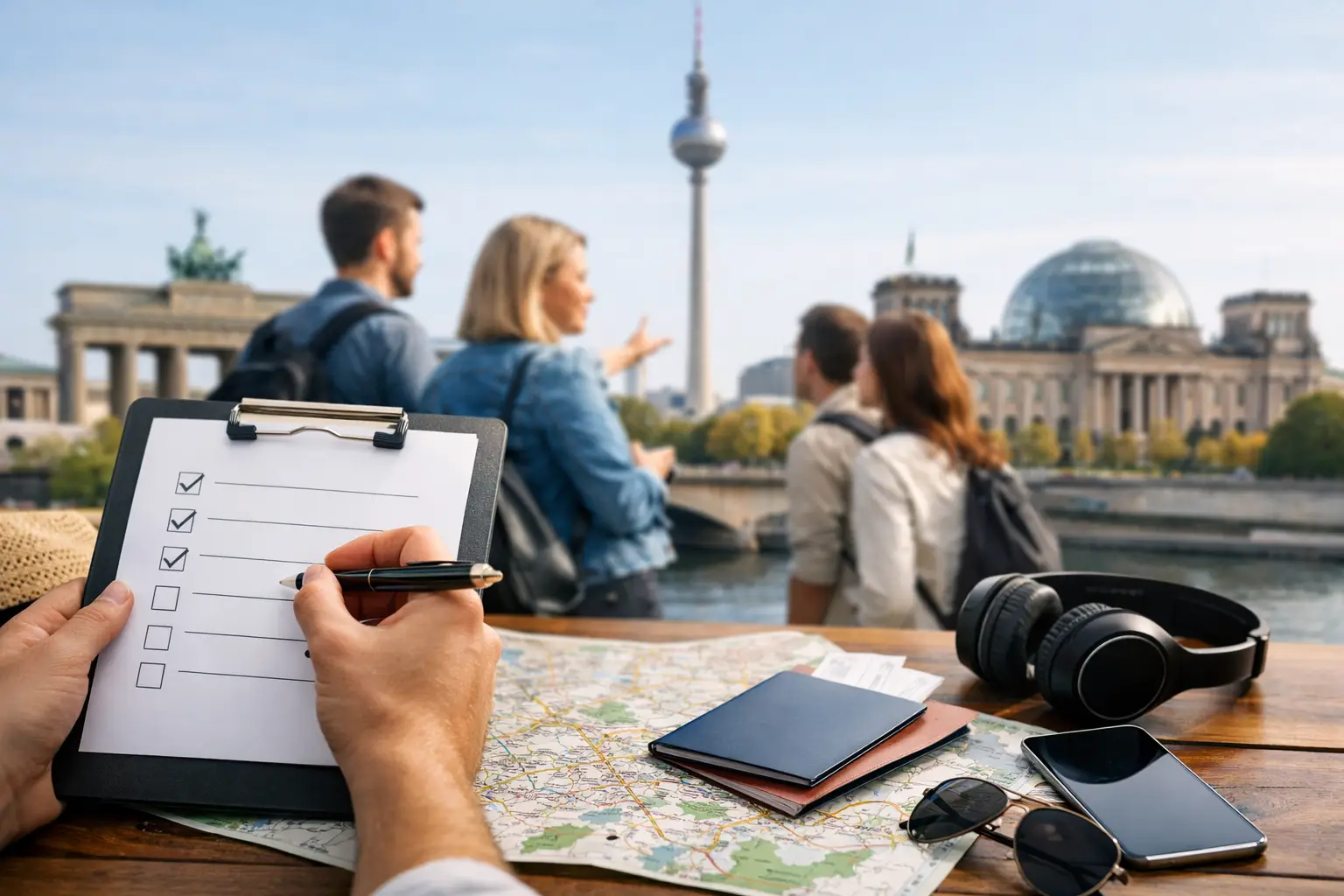 Gruppenreise Checkliste Berlin für klare Planung