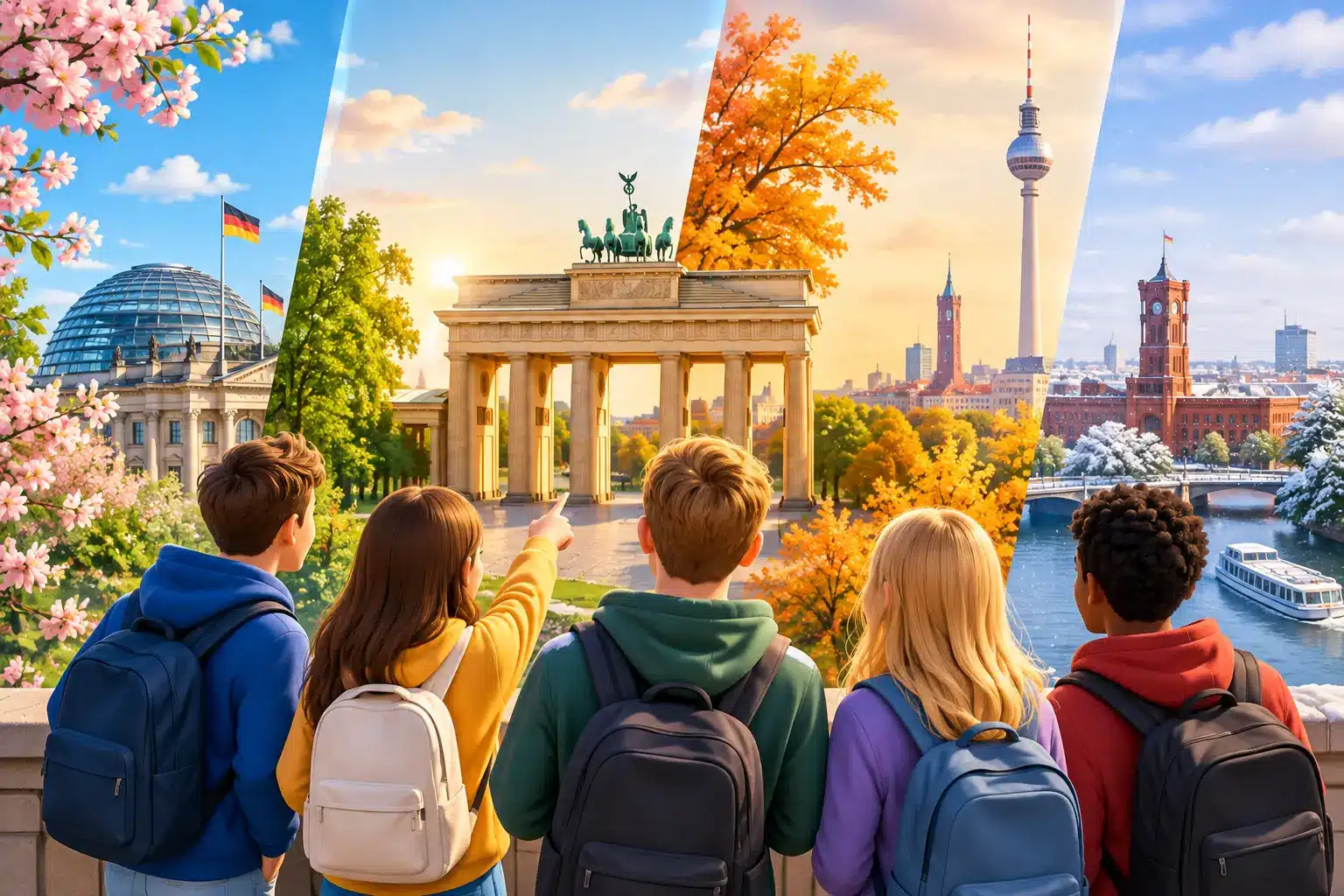Beste Reisezeit für eine Klassenfahrt nach Berlin