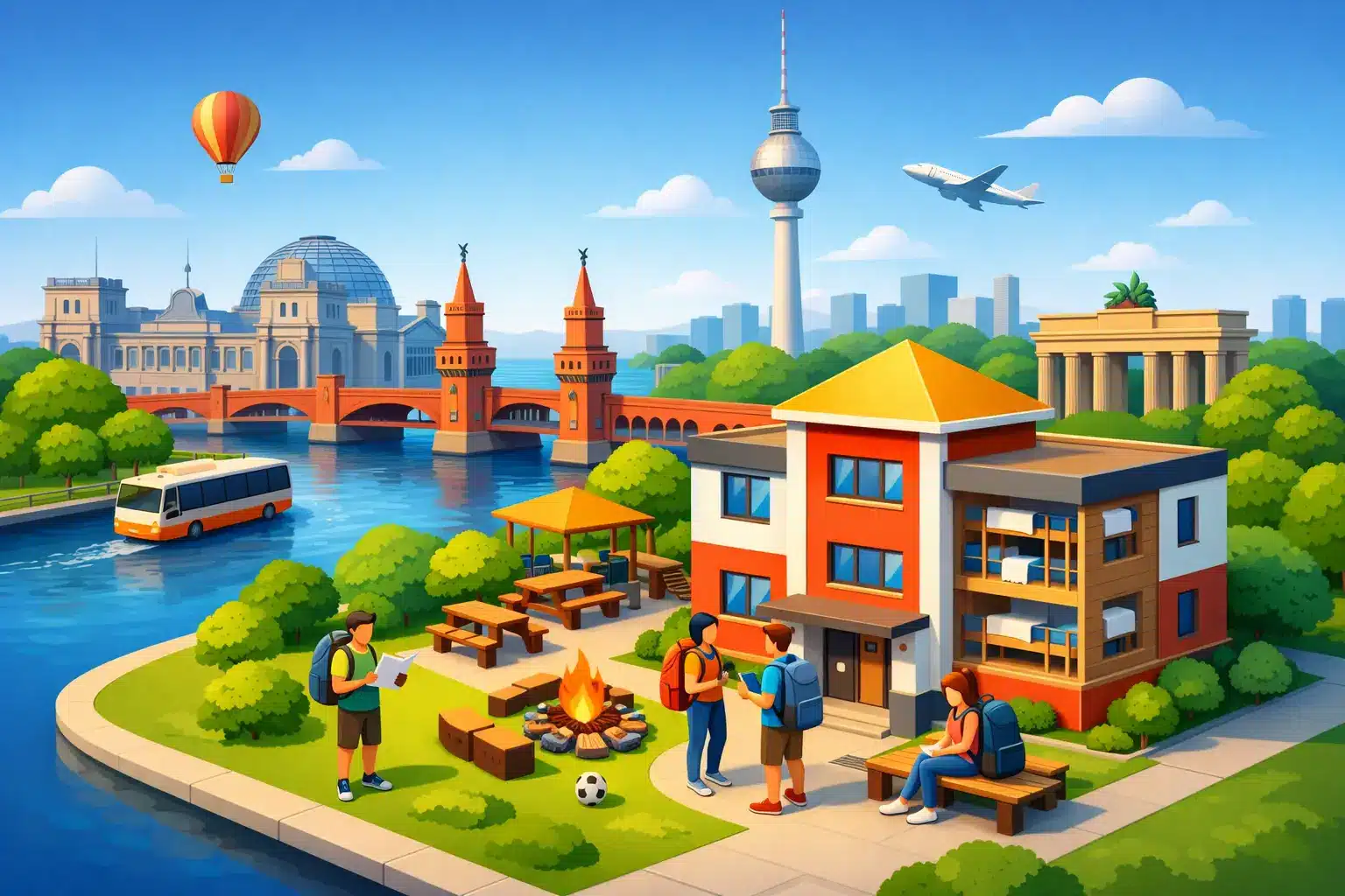 Die passende Jugendherberge in Berlin finden