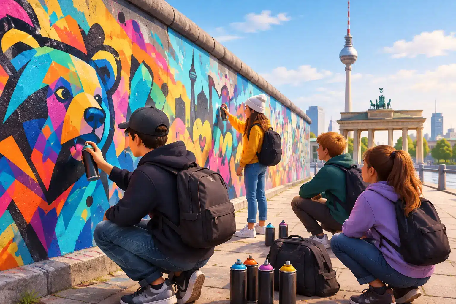 Graffiti in Berlin für Klassenfahrten erleben